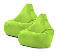 icon Highback Gaming Beanbag, Indoor & Outdoor (2-Pack) in Lime ICON Lime