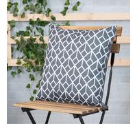 icon Indoor & Outdoor Geometric Pattern Waterproof Cushion Yellow in Grey | Size: 43 cm x 43 cm ICON Grey 43 cm x 43 cm