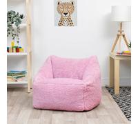 icon Kids Teddy Bear Armchair Bean Bag - Pink