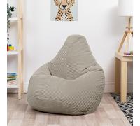 Icon Kids Dalton Corduroy Bean Bag Chair Natural Beige Childrens Bean Bags