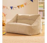 Icon Kids Cecila Jumbo Cord Sofa Bean Bag, Stone