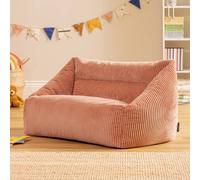 Icon Kids Cecila Jumbo Cord Sofa Bean Bag, Dawn Pink