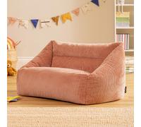 Icon Kids Cecila Jumbo Cord Sofa Bean Bag, Dawn Pink