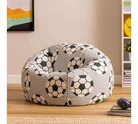Icon Kids Classic Medium Football Print Dome Bean Bag