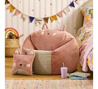 Icon Kids Cleo Cat Dome And Cushion Bundle Jumbo Cord, Dawn Pink