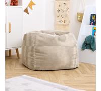 icon Kids Corduroy Beanbag Recliner in Stone ICON Stone