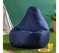 Icon Kids Dalton High Back Bean Bag Indoor Outdoor Navy