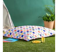 icon Kids Giant Bean Bag Floor Cushion Checkfetti Print Multi Coloured
