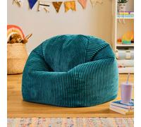 Icon Kids Kingston Corduroy Classic Bean Bag, Teal Green