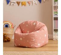Icon Kids Kingston Starry Skies Print Classic Bean Bag, Pink