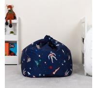 icon Kids Lost In Space Bean Bag Chair Navy Blue Childrens Bean Bags
