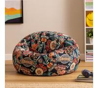 Icon Kids Varsity Football Print Dome Bean Bag
