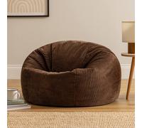 icon Kingston Beanbag, Corduroy in Chocolate | Size: Medium ICON Chocolate Medium