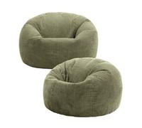 icon Kingston Classic Beanbag Corduroy Sage Green Set Of 2