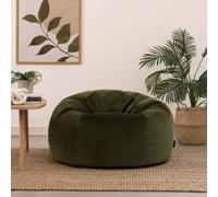 icon Kingston Classic Velvet Bean Bag Chair Ochre Yellow Bean Bags in Olive ICON Olive