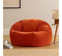icon Kingston Beanbag, Corduroy in Terracotta | Size: Medium ICON Terracotta Medium