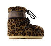 Icon Low Fleece Leopard - female - Moon Boot - Winter Boots - Multicolor - 3 UK - Shoes 3 UK
