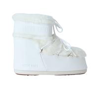 Icon Low Faux Fur Boots - female - Moon Boot - Winter Boots - White - 6 UK - Shoes 6 UK