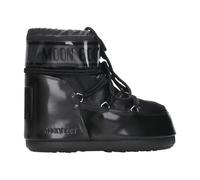 Icon Low Glance Satin Boots - female - Moon Boot - Winter Boots - Black - 3 UK - Shoes 3 UK