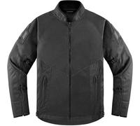 Icon Mesh AF CE Mesh Textile Motorcycle Motorbike Jacket - Black