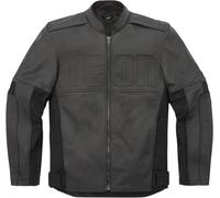 Icon Motorhead3 Motorcycle Leather / Textile Jacket, black, size M for Men