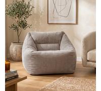 Icon Natalia Corduroy Armchair Bean Bag, Grey