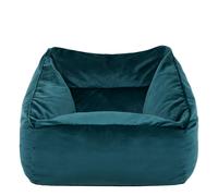 Icon Natalia Velvet Armchair Bean Bag, Teal