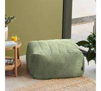 icon Noa Modular Bean Bag Footstool, Jumbo Cord, Sage Green ICON Green