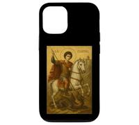 Icon of Saint George Riding His Horse and Slaying the Beast Case for iPhone 12/12 Pro