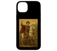 Icon of Saint George Riding His Horse and Slaying the Beast Case for iPhone 14 Plus