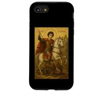 Icon of Saint George Riding His Horse and Slaying the Beast Case for iPhone SE (2020) / 7/8