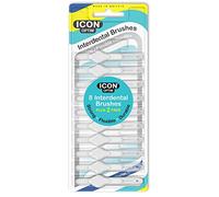 Icon Optim White Standard Interdental Brush - 8 Bush Plus 2 Free Brush in 1 Pack