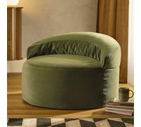 Icon Orb Accent Chair Matt Velvet, Olive