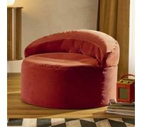 Icon Orb Accent Chair Matt Velvet, Spicy Terracotta