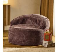 Icon Orb Accent Chair Woven Chenille, Mulberry