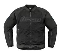 Icon Overlord 3 Mesh Motorbike Motorcycle Jacket - Black
