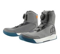 Icon Overlord Moto Motorcycle Motorbike Boots Grey