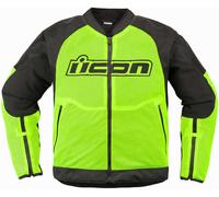 Icon Overlord3 Mesh Motorcycle Textile Jacket, yellow, size 2XL for Men