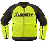 Icon Overlord3 Mesh, textile jacket XXL Neon-Yellow/Black