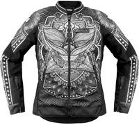 Icon Overlord3 Noble, textile jacket women XL Black/White