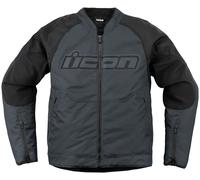 Icon Overlord3, textile jacket XL Grey/Black
