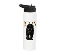 Icon Panther Glam Animals Stainless Steel Insulated Water Bottle