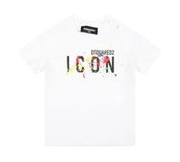 Icon Print T-shirt - unisex - Dsquared2 - Kids Short Sleeve T-Shirts - White - 12 M - Kids 12 M