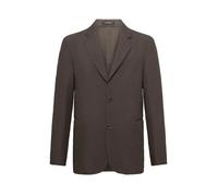 Icon Printed Technical-Seersucker Single-Breasted Jacket - male - Emporio Armani - Blazers - Brown - L - Jackets L