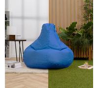 Veeva Recliner Indoor Outdoor Bean Bag Blue Bean Bag Chair