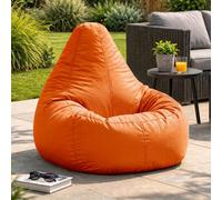 icon Recliner Indoor Outdoor Bean Bag Burnt Orange Bean Bag Chair