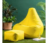 icon Recliner Indoor Outdoor Bean Bag & Pouffe in Yellow ICON Yellow