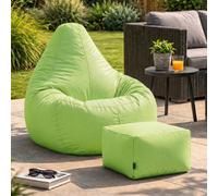 icon Recliner Indoor Outdoor Bean Bag & Pouffe Lime Green Bean Bag Chair
