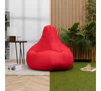 icon Recliner Indoor Outdoor Bean Bag Khaki Bean Bag Chair in Red ICON Red