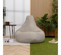 icon Recliner Indoor Outdoor Bean Bag Khaki Bean Bag Chair in Stone ICON Stone